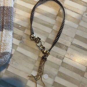 Elegant Gold tone Bracelet with tassel(bw)